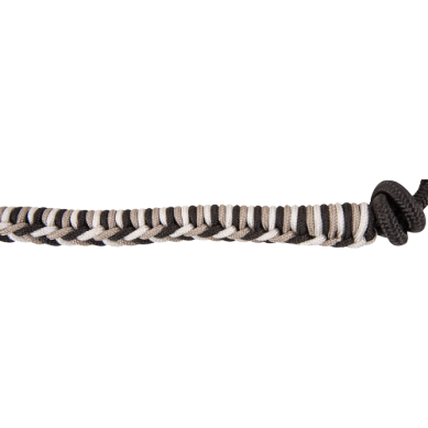 3-Tone Rope Halter and 8-foot Leadrope-Black/Tan/White