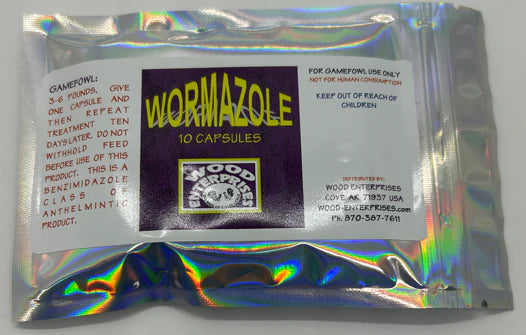 Wormazole 10 capsules - (not for sale in California)