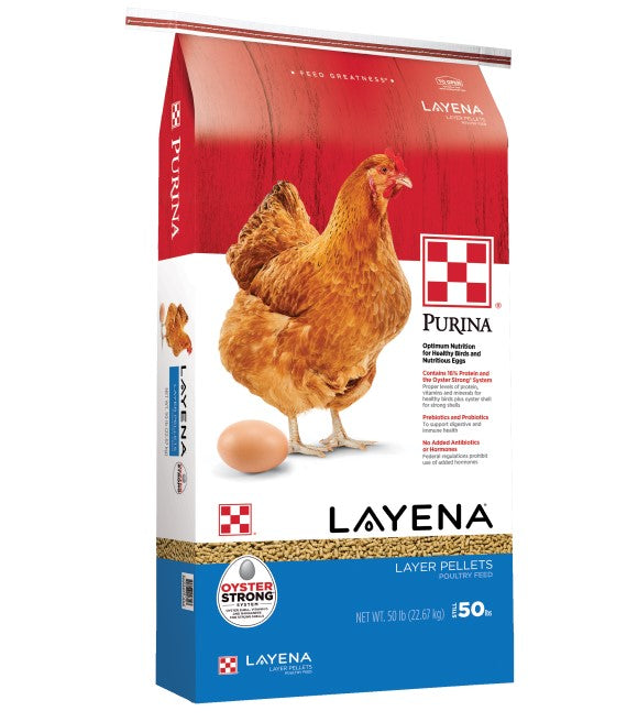 Purina, Layena Pellets Premium Poultry Feed, 50 lb — Bushland Ranch Store