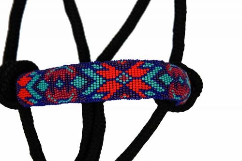 SHOWMAN - PONY HALTER WITH BEADED.