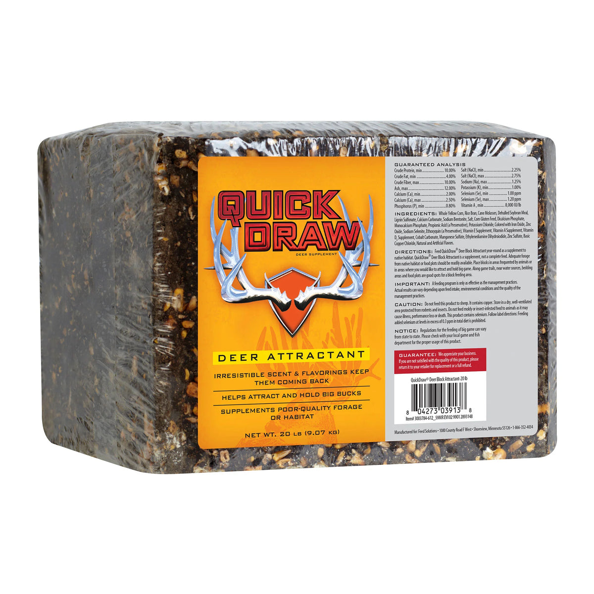 Purina® Quick Draw® Deer Block — Bushland Ranch Store