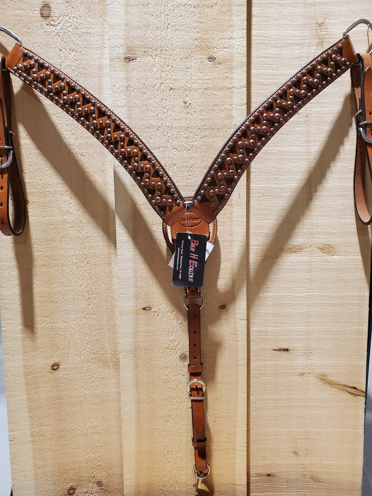 Chevron & Spots Breast Collar by Bar H Equine — Bushland Ranch Store
