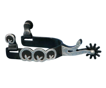 Diamond Black Rattler Spurs
