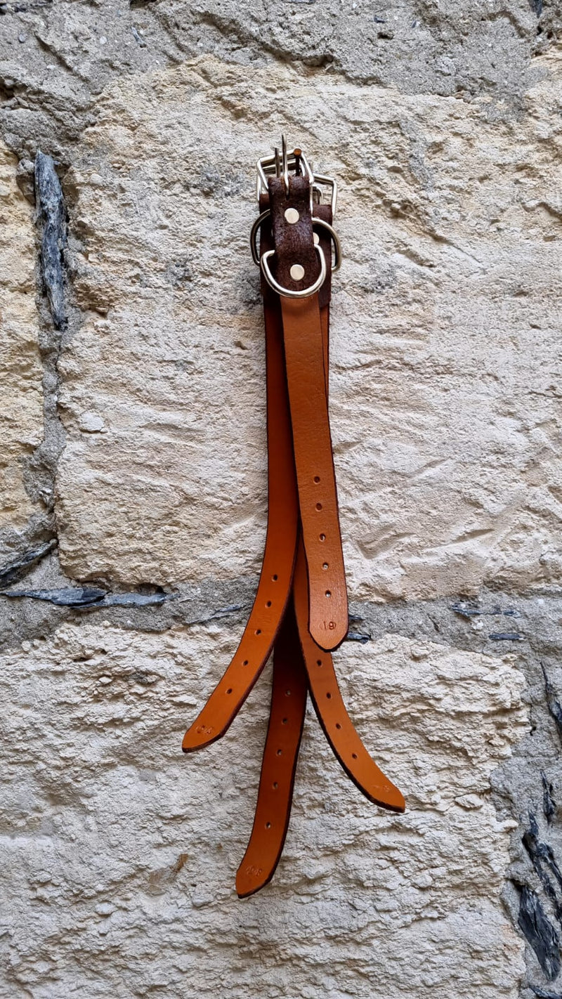 28'' LEATHER COLLAR FOR DOGS