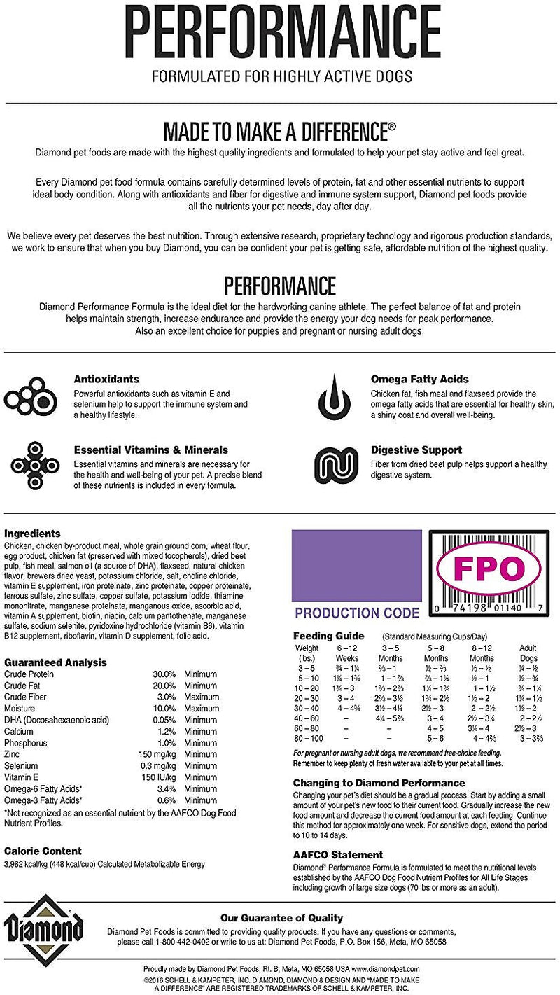 DIAMOND PERFORMANCE - 40 LBS