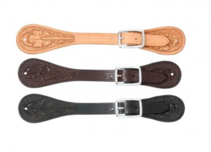 Royal King Floral Stamp Spur Strap