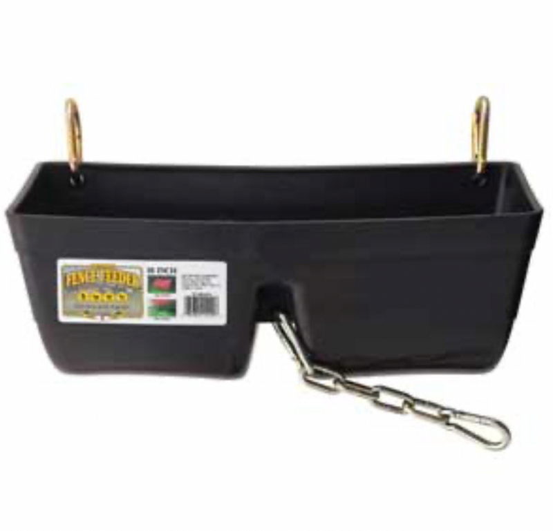 Fence Feeder - 16 Inch - BLACK