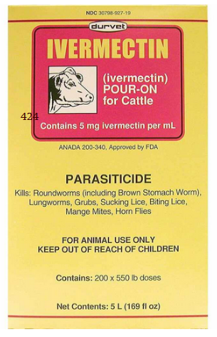 Durvet: Ivermectin Pour-On 5 Liter