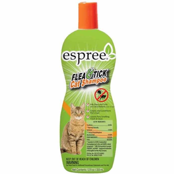 FLEA & TICK CAT SHAMPOO 12OZ