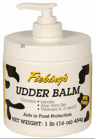 Fiebing: Udder Balm W/ Pump 16Oz.