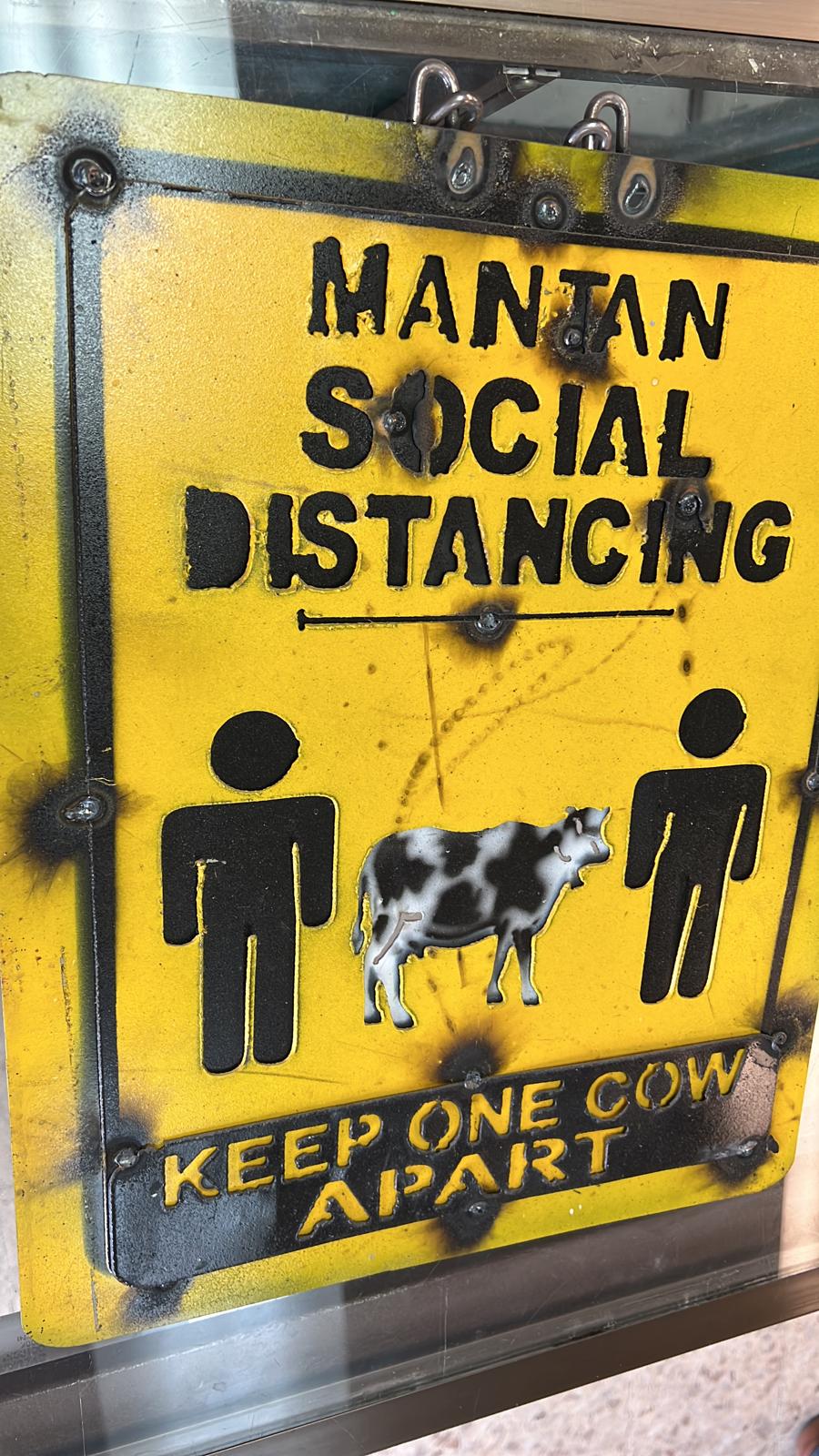 Cow Sign — Bushland Ranch Store