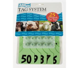 26-50 GREEN Allflex: Maxi Fem/Sm Male
