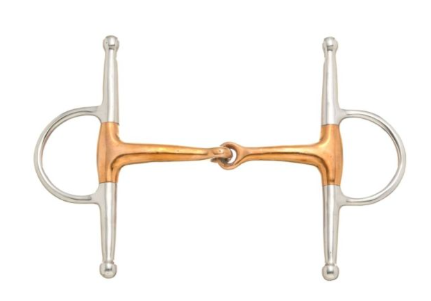 TOUGH1 COPPER MOUTH FULL CHEEK SNAFFLE