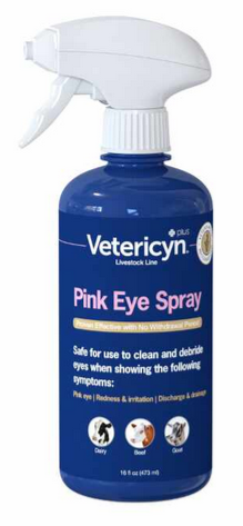 VETERICYN PLUS® ANTIMICROBIAL PINK EYE SPRAY 16 OZ