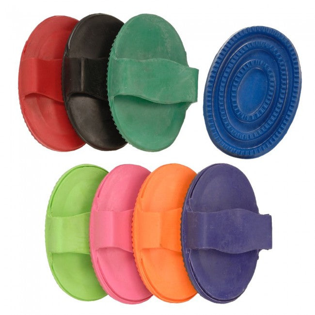 TOUGH1 LARGE RUBBER CURRY COMB - BLACK
