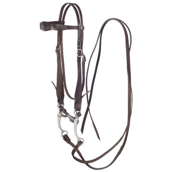 King Series Pony Embossed Browband Headstall