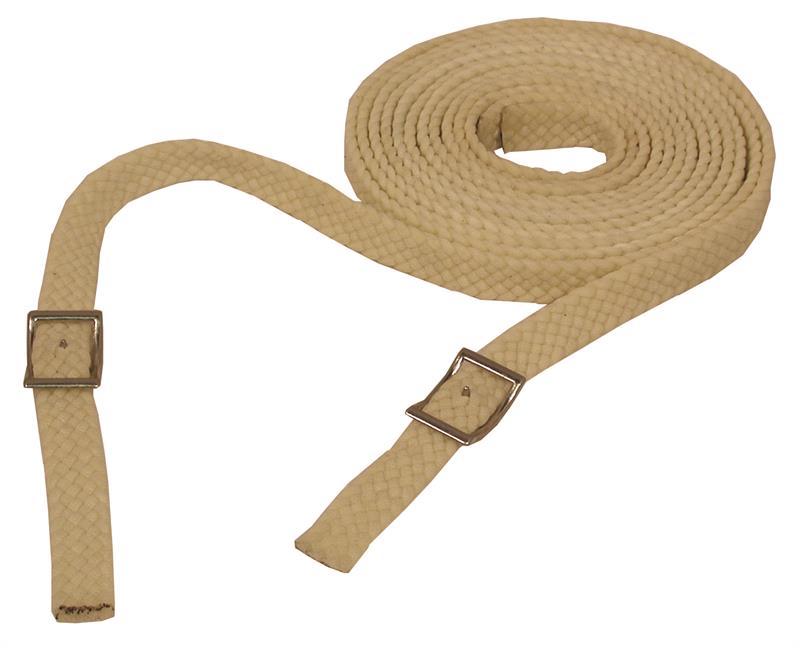 REINS, SPLIT 7-PLAIT WAXED 3/4" X 8'