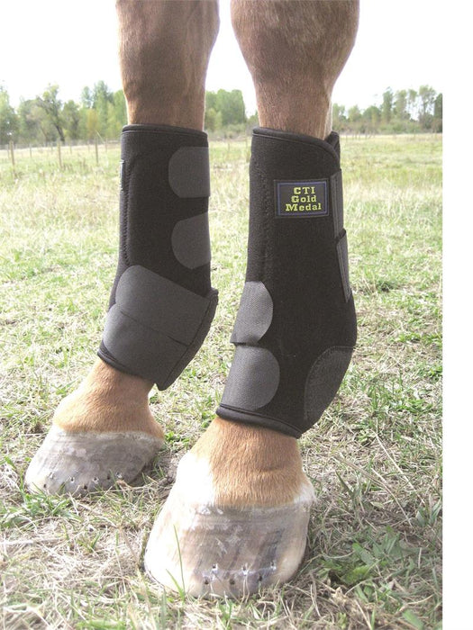SUPPORT BOOTS, GOLD MEDAL, SOLD IN PAIRS ---- BLUE